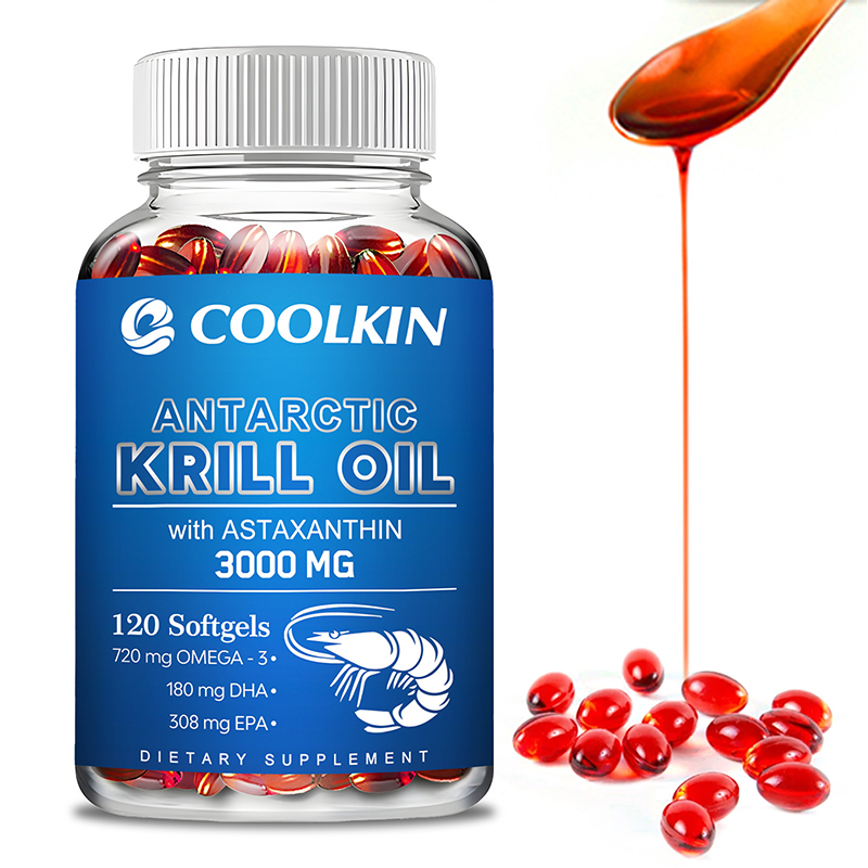 Omega 3 Fish Oil - Антарктическое масло открутки 3000 мг -