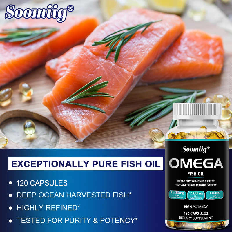 Omega 3 Fish Oil - Капсулы рыбьего жира Омега-3 3300 мг