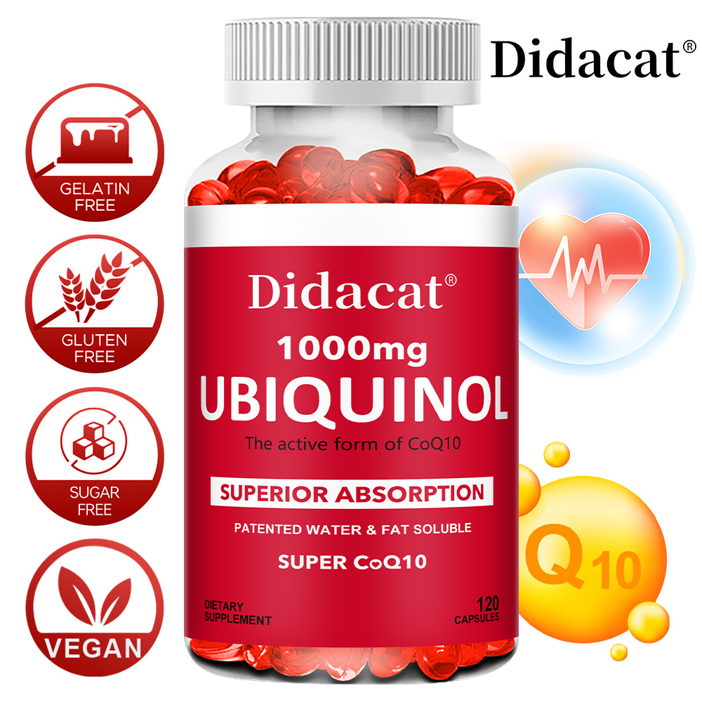Coq10 Ubiquinol Softgel - Убихинол CoQ10 в растительных мягких капсулах