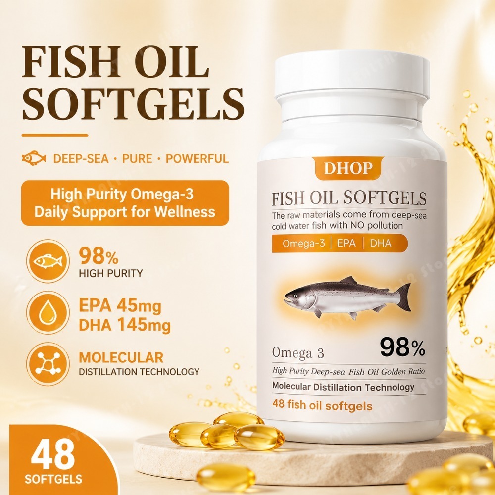 Omega 3 Fish Oil - Рыбий жир Омега-3 в капсулах, ЭПА