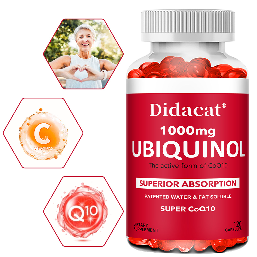Coq10 Ubiquinol Softgel - Убихинол CoQ10 1000 мг в мягких