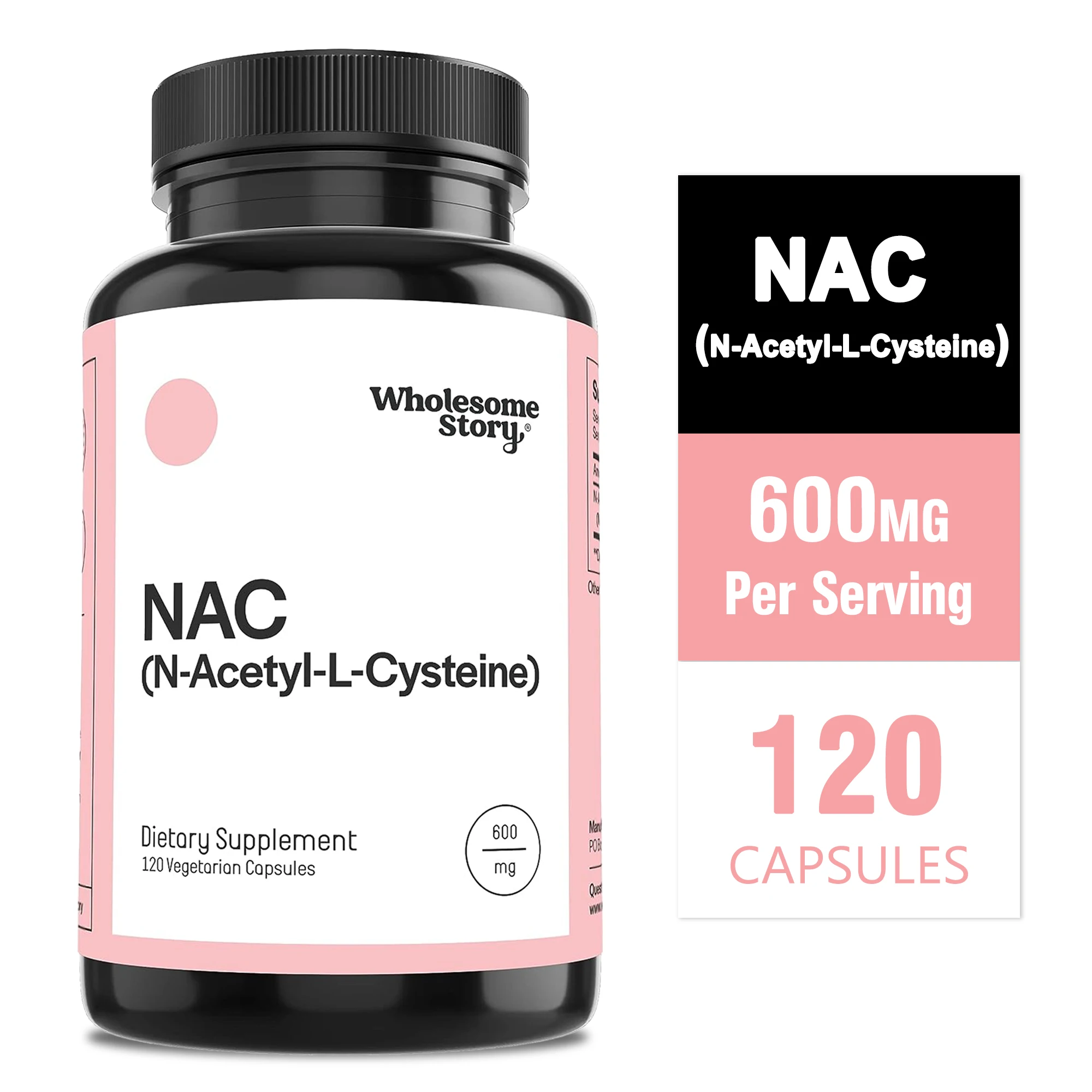 Nac N Acetyl Cysteine - NAC (N-ацетил-L-цистеин) 600 мг - Антиоксидантная