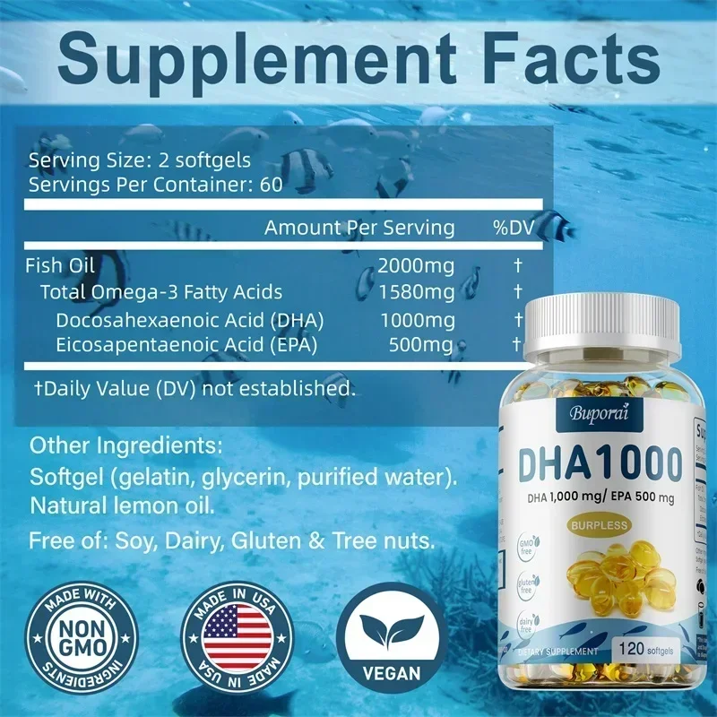 Добавки DHA с рыбьим маслом Om – обзор и цена Omega 3 Fish Oil