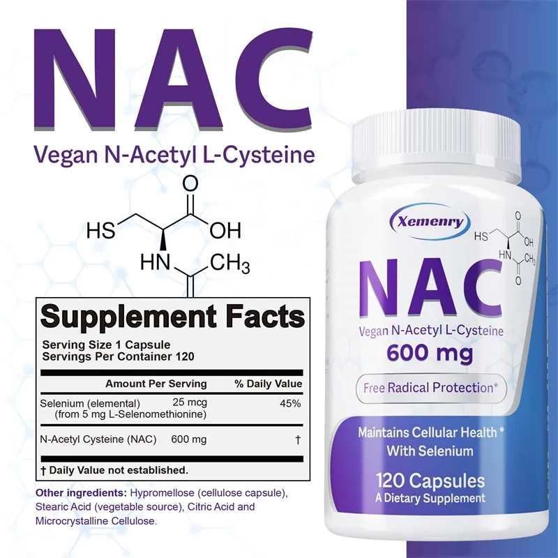 Капсулы NAC 600 мг — поддержив – обзор и цена Nac N Acetyl Cysteine