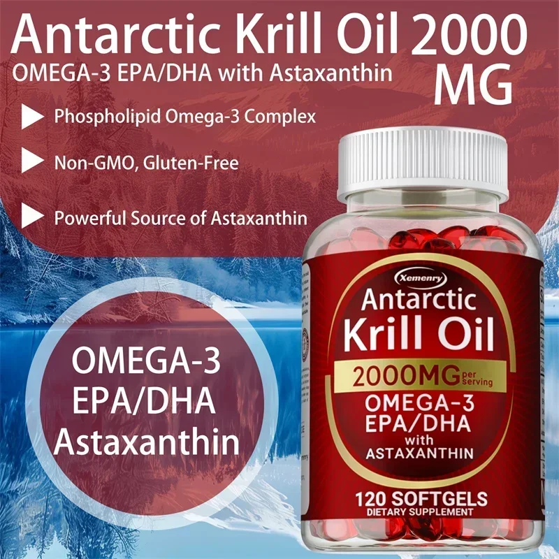 Капсулы с маслом Antarctic Kri – обзор и цена Omega 3 Fish Oil